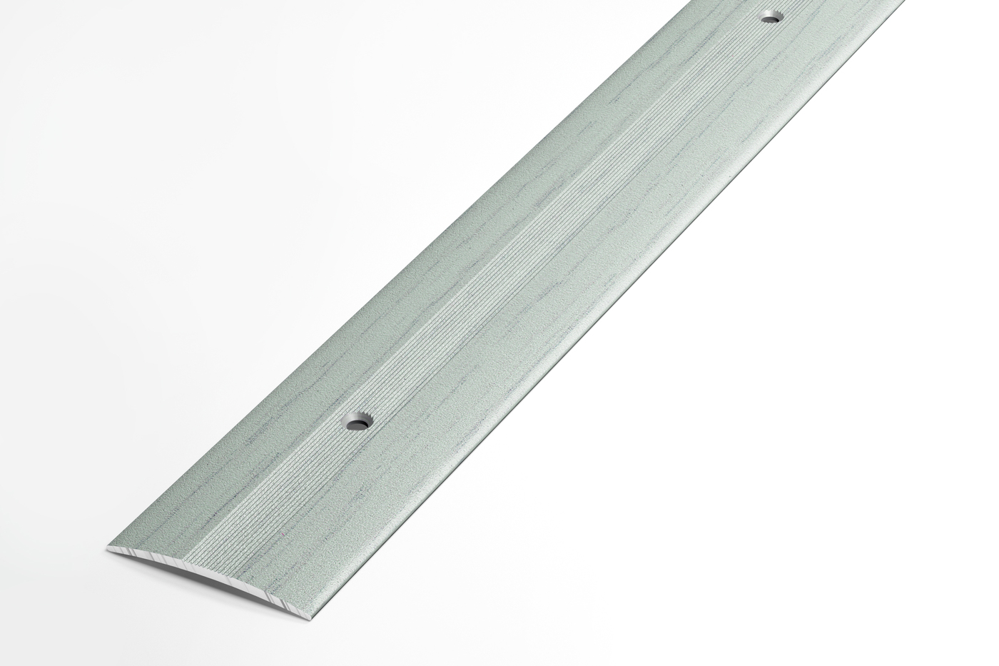 Порог ЛУКА прямой алюминиевый 37мм 0,9м декоративный ольха серая