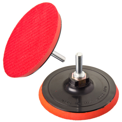 Диск опорный с липучкой + переходник 125мм