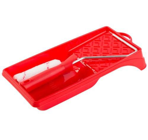 Ванночка+мини валик в сборе лаки - 100мм, l ручки 30см