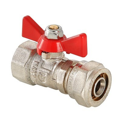 Кран шар.под обжим Valtec 16*1/2 вн. (д/МП) VT 342.N.1604