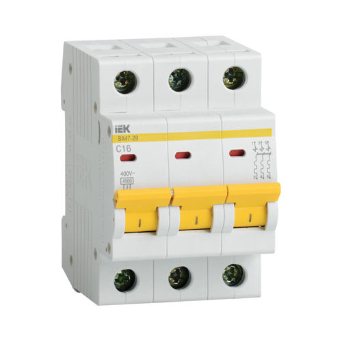 Выключатель автомат. ИЭК ВА47-29 трехполюсный 40А 400В