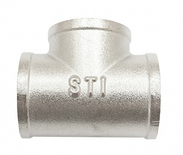 Тройник STI 1/2" никелированный
