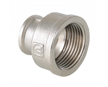 Муфта Valtec перех. 3/4"-1/2" никель (10) VTг.240.N.0504