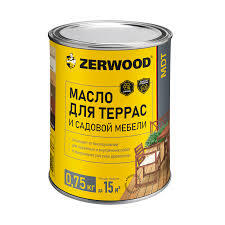 Масло для террас ZERWOOD и садовой мебели Сосна 1,8к