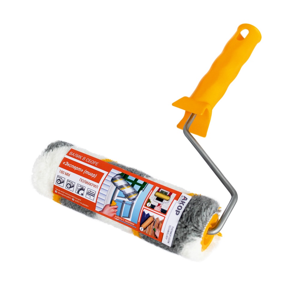 Валик 180мм АКОР "Эксперт" тигр