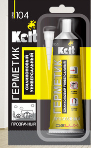 Герметик KOLT силиконовый универсальный белый 85 мл