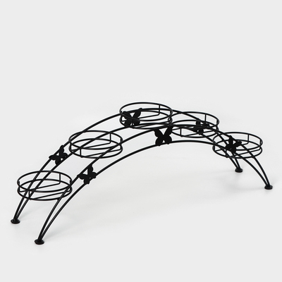 Подставка для цветов "Арка 5" черный