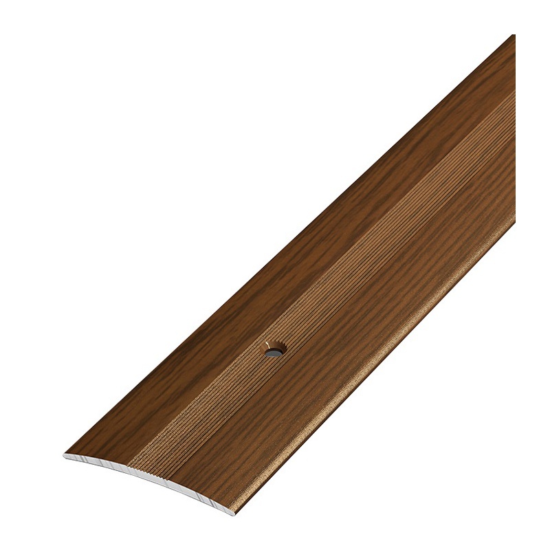 Порог стыкоперекрывающий ЛУКА дуб темный 38мм х 1,35м