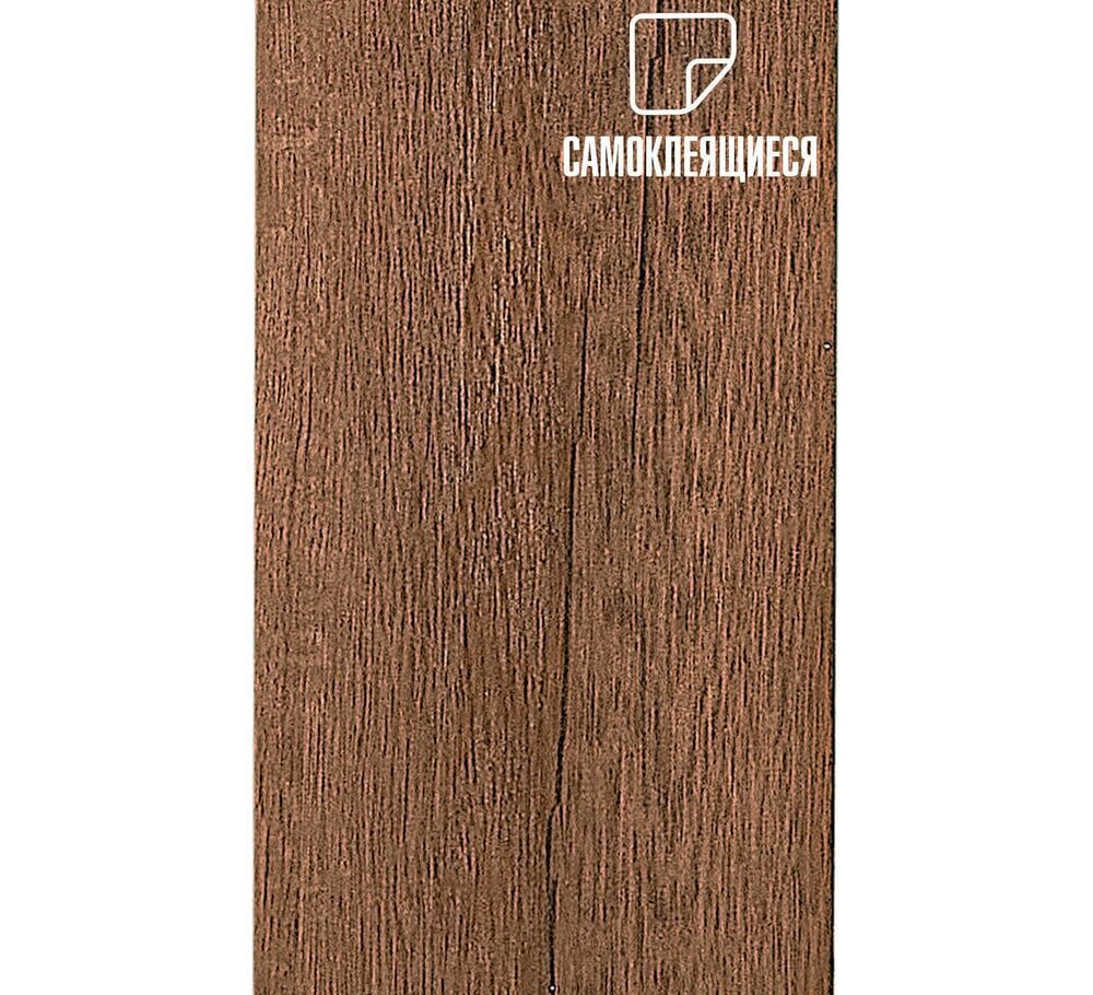 Панель самокл 3D коричневый 91,4см*15,2см (толщ. 0,15см) BZ-6061-1 (36); Арт.ВZ-6061-1