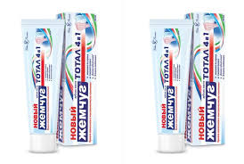 Зубная паста Новый Жемчуг 100мл Тотал 4 в 1