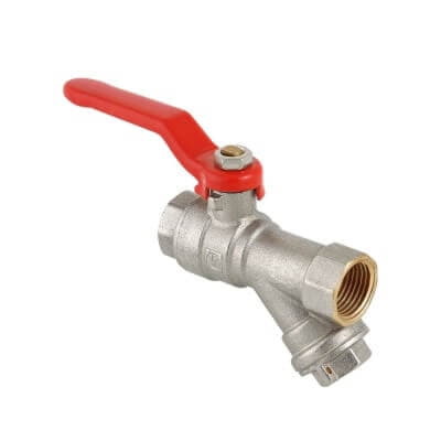 Кран шар. Basic VT с фильтром 1/2" (ргг) VT.292.N.04