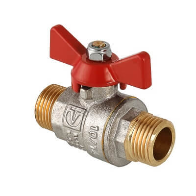 Кран шар. Basic VT HН 1/2" бабочка (бшш) (12) VT.219.N.04