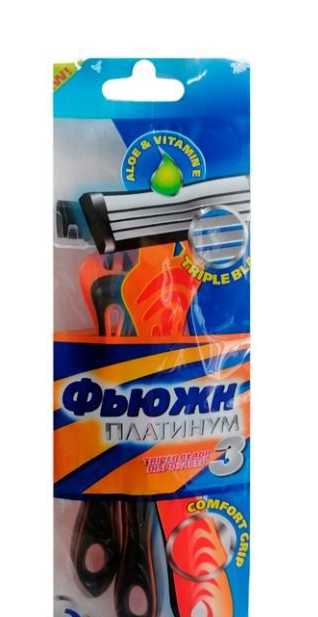 Станки для бритья однораз. Fusion Platinum