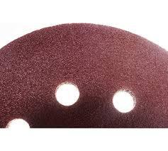 Круг абраз. перфорир. (8 отв.) 125*8*P180 "MOS-DISTAR" (уп.10шт)