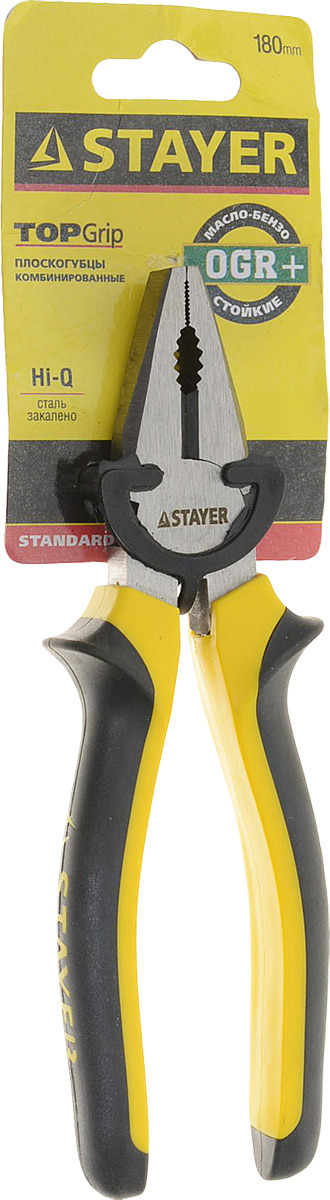 Плоскогубцы STAYER "TopGrip Standard"
