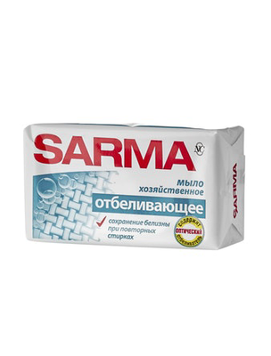 Мыло хоз. SARMA отбел. 140г