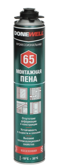 Пена монт. DONEWELL PROFF 65 всесез. 1000мл