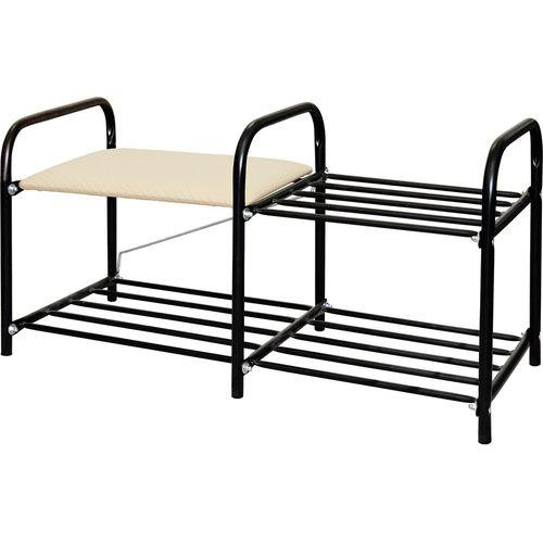 Этажерка ЛЮКС 1 винил кор./кор.360*330*800 2-х ярусн с мягк ЭТЛ1-1