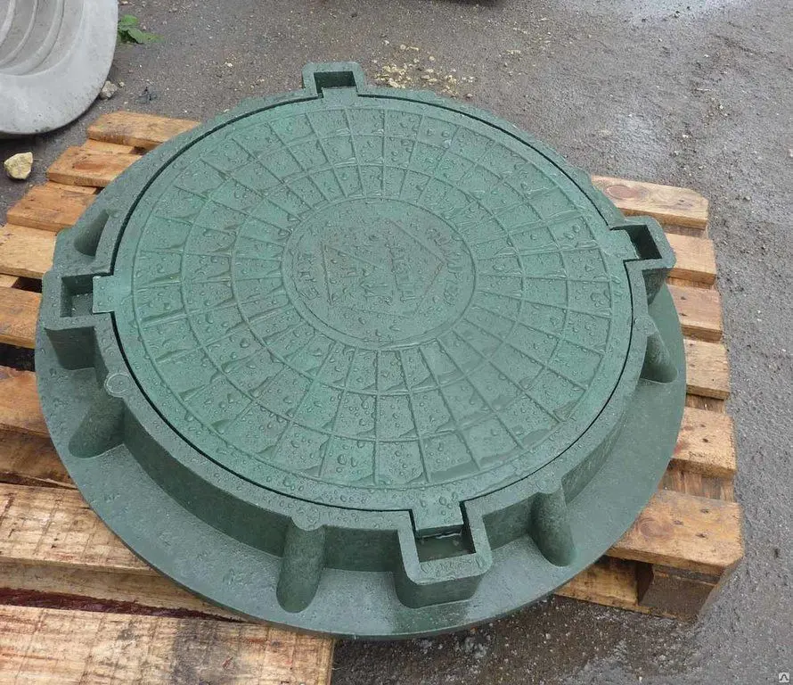 Люк канал. ПП тип-ЛМ до 1,5тн зеленый/черный