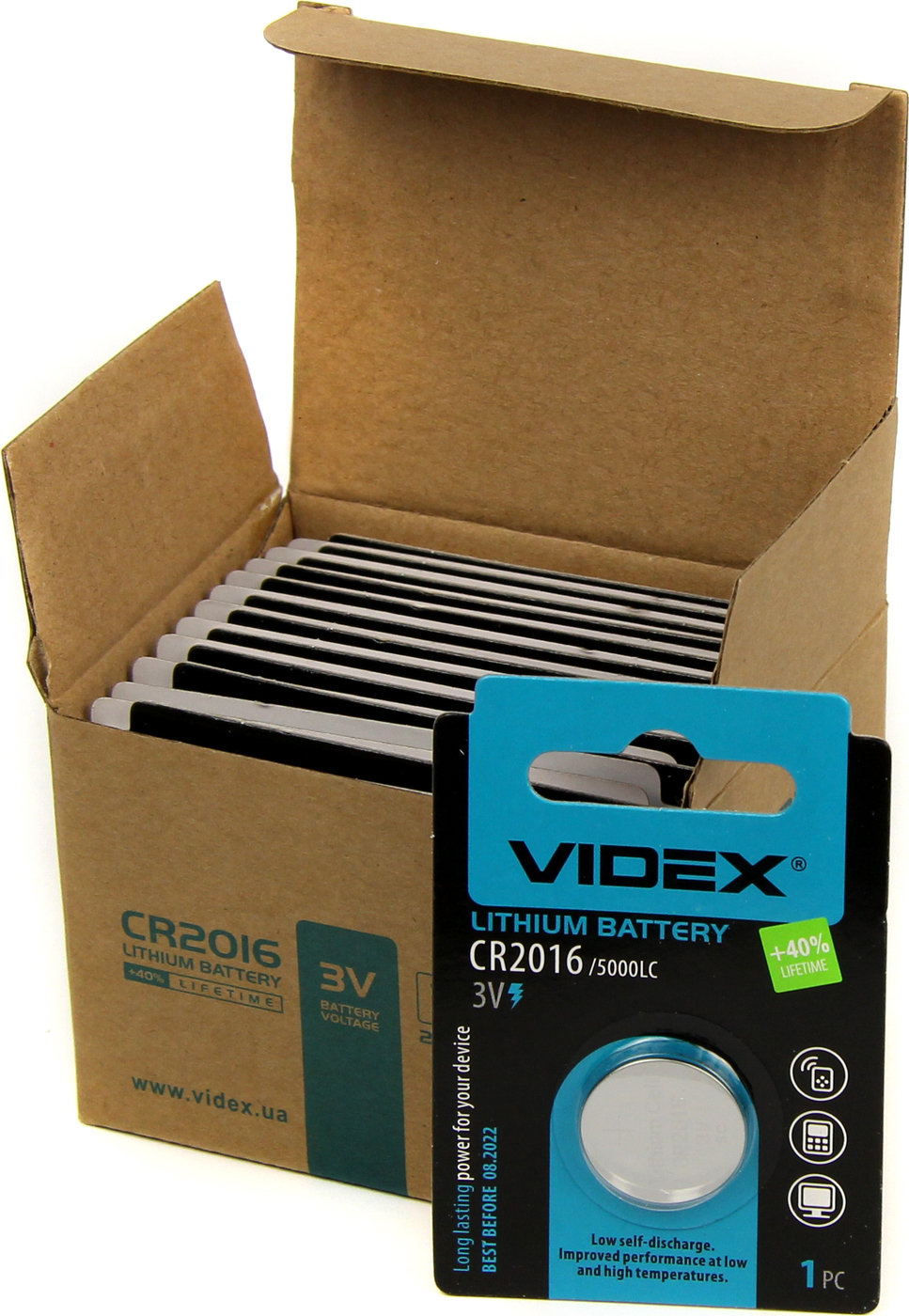 Батарейка VIDEX Lithium CR 2016