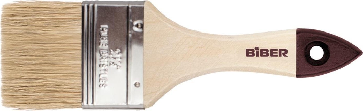Кисть  BIBER "Стандарт" 75мм натур щетина