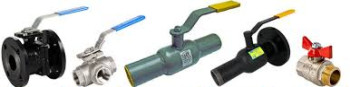 Кран шаровый, вентили