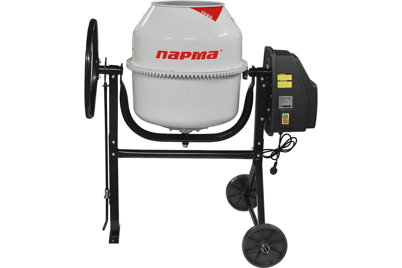 Бетономешалка ПАРМА Практик Б-161-C Россия (600 Вт, сегментн.мет.венец, объем бака 160л)