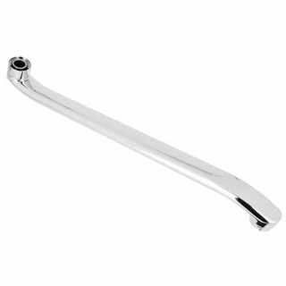 Излив для смесителя, для ванны, 40см, изогнутый, нерж.сталь