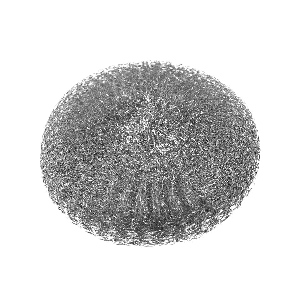 Губка  метал для мытья посуды сетка 10шт упак.