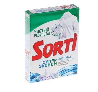 Порошок стир. СОРТИ авт. Экстракт хлопка 6кг