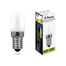 Лампа светодиодная, (2W) 230V Е14 4000К для холодильника, LB-10 Feron