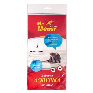 Клеевая пластина Мг. Mouse от крыс 2шт