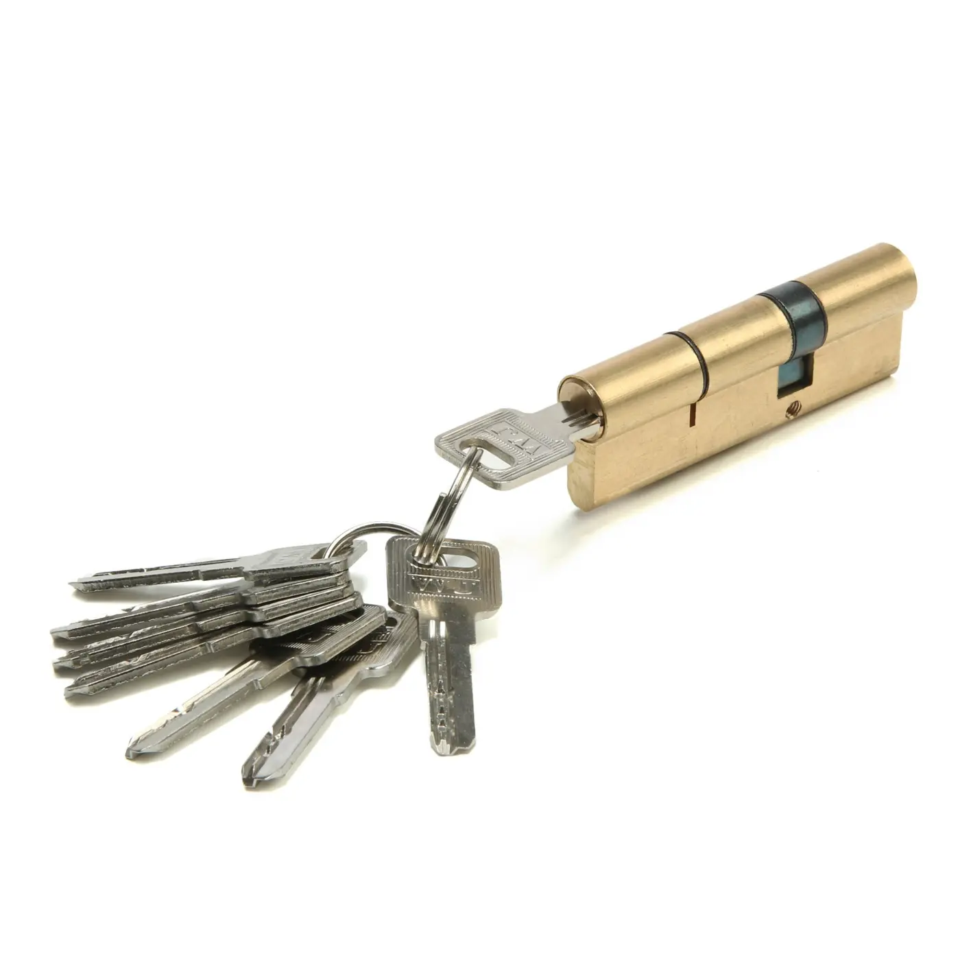 Цилиндровый механизм 90 мм цвет золото  2921797