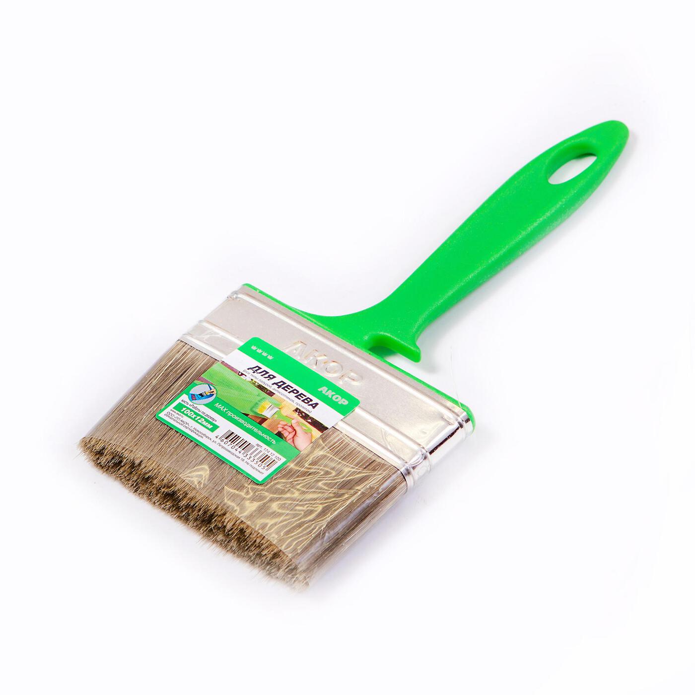 Кисть АКОР для работы по дереву 100х12 мм