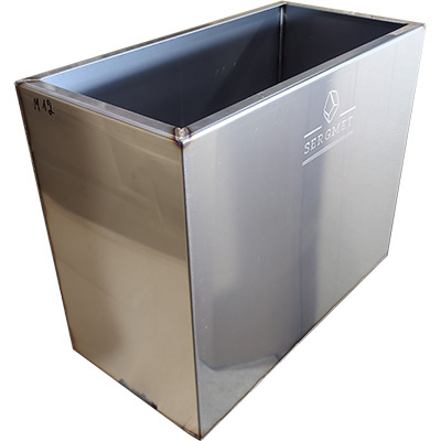 Бак нерж. 55л 1,5мм навесн с/кр