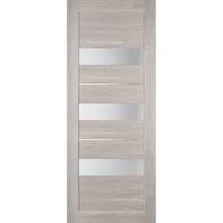 Дверное полотно Тренто (800*2000 дуб молочный) ПВХ (без коробки и наличников)