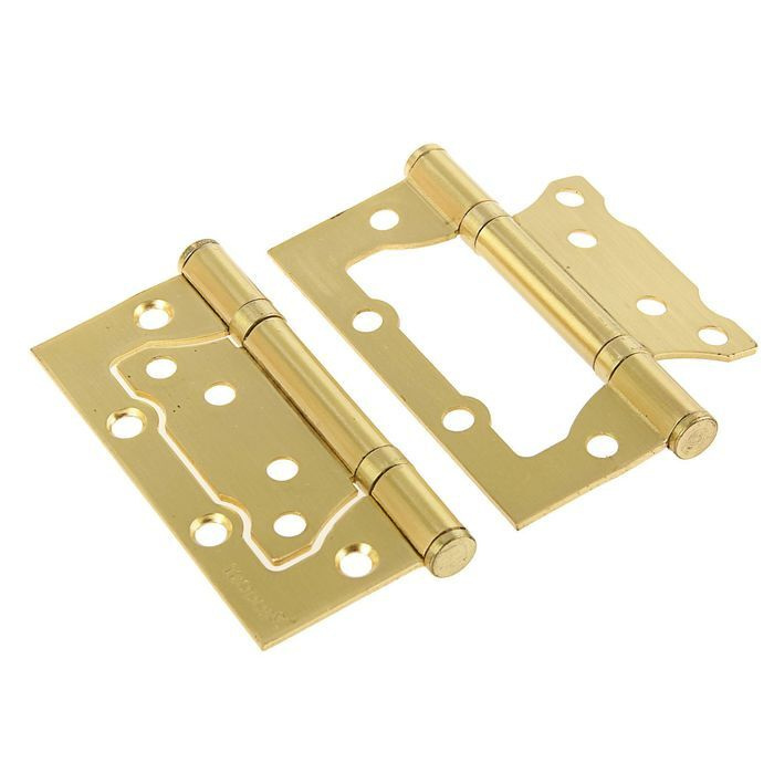 Петля унив. TRODOS 100х75х2.0 мат.золото