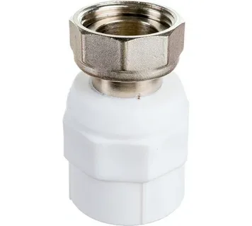 Муфта ПП Valtec 25*3/4" с накидной гайкой VТр.708.0.02505(КМ)