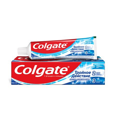 Зуб.паста Colgate Тройное Действие Экстра отбел. 100мл
