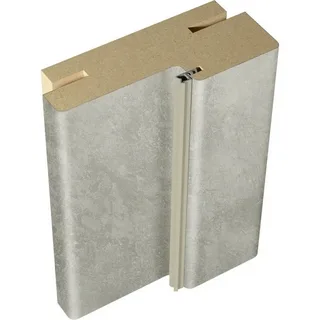 Стойка дверной кор. (80*28*2070 бетон снежный)ПВХ