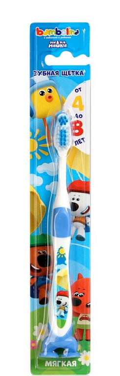 Зубная щетка BAMBOLINA "Ми-ми-мишки" детская 4-8 лет мягкая