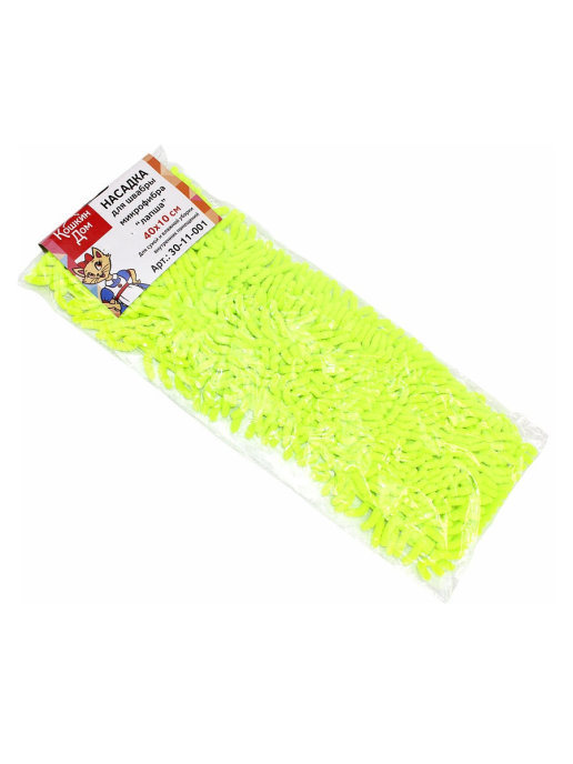 Насадка для швабры КОШКИН ДОМ из микрофибры "лапша" 40 х 10см