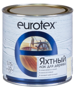 Лак EVROTEX яхтный полумат. 2 л