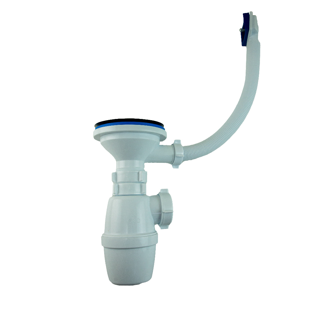 Сифон "Орио" 3 1/2x40 с переливом для мойки