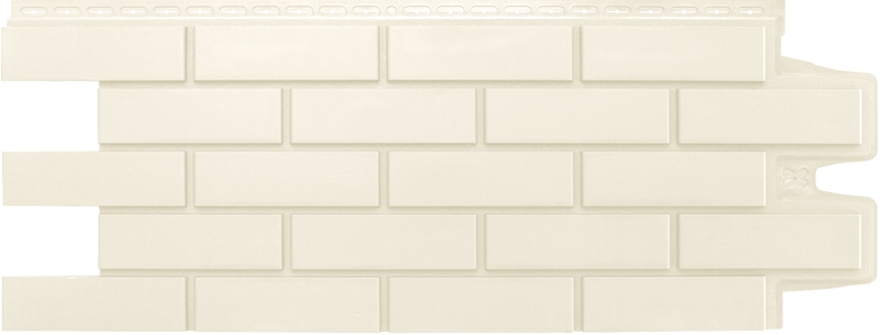 А.Панель фасад. клинкерн.кирпич молочная