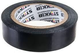 Лента изоляционная STEKKER 10 м х 15 мм черная