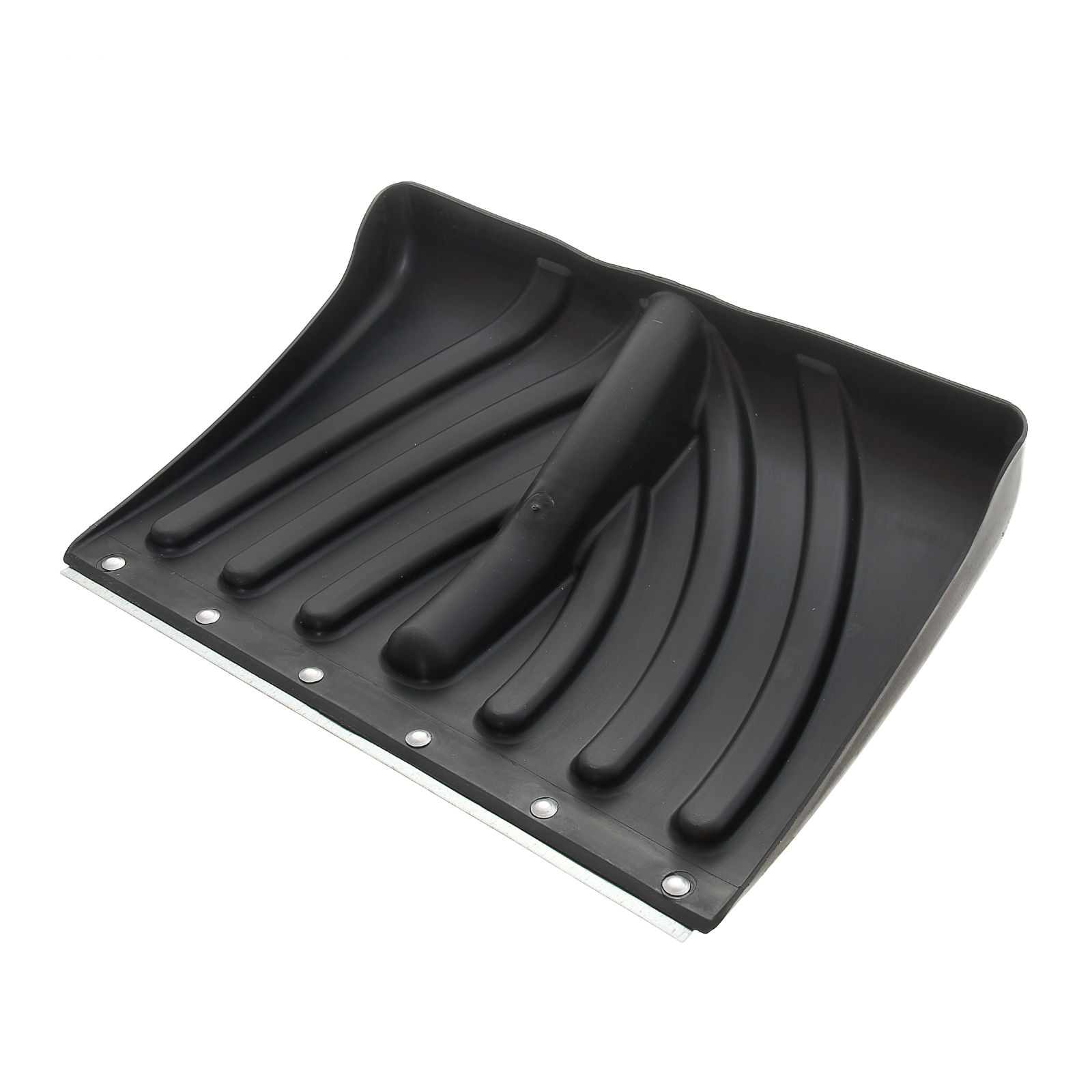 Ковш лопаты "Крепыш" для снега пластмассовый с оцинкованной планкой