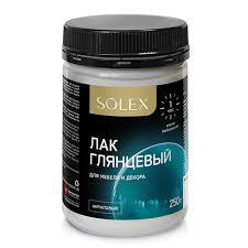 Лак Глянцевый для мебели и декора 0,25кг SOLEX