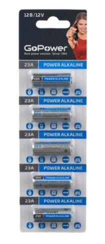 Батарейка GOPOWER "Power Alkaline" 27А алкалиновая