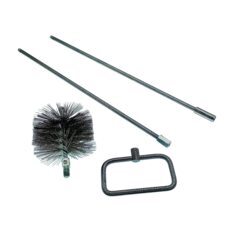 Ерш д/чистки дымох 200*14мм ручка 1,5м мет.